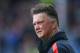 BURNLEY, ENGLAND - AUGUST 30: Manager Louis van Gaal of Manchester United looks on during the Barclays Premier League match between Burnley and Manchester United at Turf Moor on August 30, 2014 in Burnley, England. (Photo by Clive Brunskill/Getty Images