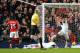 MANCHESTER, ENGLAND - JANUARY 11: Luis Antonio Valencia of Manchester United scores the opening goal during the Barclays Premier League match between Manchester United and Swansea City at Old Trafford on January 11, 2014 in Manchester, England. (Photo b