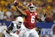 Blake Sims and Alabama were among the top-ranked teams to find themselves in tighter games than many expected in Week 1.