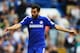 LONDON, ENGLAND - AUGUST 23: Cesc Fabregas of Chelsea gestures during the Barclays Premier League match between Chelsea and Leicester City at Stamford Bridge on August 23, 2014 in London, England. (Photo by Jamie McDonald/Getty Images)