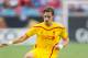 CHARLOTTE, NC - AUGUST 02: Sebastian Coates #16 of Liverpool passes the ball during first half action against A.C. Milan in the Guinness International Champions Cup at Bank of America Stadium on August 2, 2014 in Charlotte, North Carolina. Liverpool defea