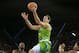 LAS PALMAS, GRAN CANARIA, SPAIN - AUGUST 26: Goran Dragic #11 of the Slovenia National Team shoots against Rudy Gay #8 of the USA Men's National Team on August 26, 2014 at Gran Canaria Arena in Las Palmas, Gran Canaria, Spain. NOTE TO USER: User expressly