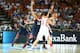 BILBAO, SPAIN - AUGUST 31: Anthony Davis #14 of the USA Basketball Men's National Team defends against Emir Preldzic #9 of the Turkey Basketball Men's National Team during the 2014 FIBA World Cup at Bizkaia Arena in Bilbao Exhibition Centre on August 31,