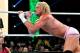 Dolph Ziggler leans on the ropes during a match with Alberto Del Rio last year.