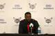 CHARLOTTE, NC - JULY 18: Charlotte Hornets announce the signing of Lance Stephenson to the media at Time Warner Cable Arena on July 18, 2014 in Charlotte, North Carolina. NOTE TO USER: User expressly acknowledges and agrees that, by downloading and or u