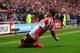 SUNDERLAND, ENGLAND - MAY 07: Fabio Borini of Sunderland celebrates as he scores their second goal during the Barclays Premier League match between Sunderland and West Bromwich Albion at Stadium of Light on May 7, 2014 in Sunderland, England. (Photo by