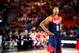 BILBAO, SPAIN - AUGUST 31: Derrick Rose #6 of the USA Basketball Men's National Team during the game against the Turkey Basketball Men's National Team during the 2014 FIBA World Cup at Bizkaia Arena in Bilbao Exhibition Centre on August 31, 2014 in Bilbao