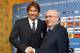 Carlo Tavecchio (right) appointed Antonio Conte Italy manager last month.