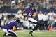 ARLINGTON, TX - AUGUST 16: Justin Tucker #9 of the Baltimore Ravens follows through on a field goal attempt in the second half of the preseason game at AT&T Stadium on August 16, 2014 in Arlington, Texas. (Photo by Ronald Martinez/Getty Images)