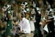 PASADENA, CA - JANUARY 01: Head coach Mark Dantonio and the Michigan State Spartans celebrate stopping the Stanford Cardinal on fourth down to take possesion in the final moments of their 24-20 win in 100th Rose Bowl Game presented by Vizio at the Rose B