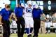 EAST RUTHERFORD, NJ - AUGUST 07: Center Khaled Holmes #62 of the Indianapolis Colts is helped off the field after an injury against the New York Jets during a preseason game at MetLife Stadium on August 7, 2014 in East Rutherford, New Jersey. (Photo by