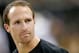 NEW ORLEANS, LA - AUGUST 15: Drew Brees #9 of the New Orleans Saints warms up on field before the start of the first preseason game between the New Orleans Saints and the Tennessee Titans at Mercedes-Benz Superdome on August 15, 2014 in New Orleans, Loui