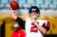 JACKSONVILLE, FL - AUGUST 28: Matt Ryan #2 of the Atlanta Falcons warms up before the preseason NFL game against the Jacksonville Jaguars at EverBank Field on August 28, 2014 in Jacksonville, Florida. (Photo by Sam Greenwood/Getty Images)