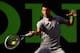 KEY BISCAYNE, FL - MARCH 26: Novak Djokovic of Serbia returns a shot to Andy Murray of Great Britain during the Sony Open at the Crandon Park Tennis Center on March 26, 2014 in Key Biscayne, Florida. (Photo by Matthew Stockman/Getty Images)