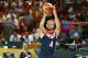 BILBAO, SPAIN - SEPTEMBER 3: Stephen Curry #4 of the USA Basketball Men's National Team shoots during a game against the Dominican Republic Basketball Men's National Team during the 2014 FIBA World Cup at Bizkaia Arena in Bilbao Exhibition Centre on Septe