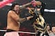 Jey Uso battles Goldust at Hell in a Cell 2013.