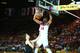 BILBAO, SPAIN - SEPTEMBER 2: Anthony Davis #14 of the USA Basketball Men's National Team dunks during a game against the New Zealand Basketball Men's National Team during the 2014 FIBA World Cup at Bizkaia Arena in Bilbao Exhibition Centre on September 2,