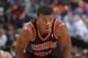 OAKLAND, CA - FEBRUARY 6: Jimmy Butler #21 of the Chicago Bulls in a game against the Golden State Warriors on February 6, 2014 at Oracle Arena in Oakland, California. NOTE TO USER: User expressly acknowledges and agrees that, by downloading and or using