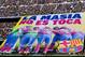 BARCELONA, SPAIN - APRIL 05: FC Barcelona display a large banner protesting against FIFA's decision to ban FC Barcelona signing players until summer 2015 before the La Liga match between FC Barcelona and Real Betis Balompie at Camp Nou on April 5, 2014