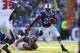 ORCHARD PARK, NY - AUGUST 23: C.J. Spiller #28 of the Buffalo Bills runs past Dane Fletcher #50 of the Tampa Bay Buccaneers during the second half at Ralph Wilson Stadium on August 23, 2014 in Orchard Park, New York. (Photo by Vaughn Ridley/Getty Image