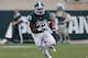 EAST LANSING, MI - AUGUST 29: Running back Jeremy Langford #33 of the Michigan State Spartans carries against the Jacksonville State Gamecocks at Spartan Stadium on August 29, 2014 in East Lansing, Michigan. (Photo by Duane Burleson/Getty Images)