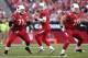 GLENDALE, AZ - DECEMBER 29: Quarterback Carson Palmer #3 of the Arizona Cardinals drops back to pass during the NFL game against the San Francisco 49ers at the University of Phoenix Stadium on December 29, 2013 in Glendale, Arizona. The 49ers defeated th