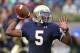 Everett Golson missed the entire 2013 season after Notre Dame suspended the quarterback for an academic violation.