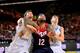 BILBAO, SPAIN - SEPTEMBER 04: DeMarcus Cousins #12 of the USA Basketball Men's National Team fights for position against of the Ukraine Basketball Team during the FIBA 2014 World Cup Tournament at the Bilbao Exhibition Center on September 04, 2014 in B