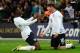 LONDON, ENGLAND - OCTOBER 11: Wayne Rooney of England celebrates scoring the first goal with Danny Welbeck of England during the FIFA 2014 World Cup Qualifying Group H match between England and Montenegro at Wembley Stadium on October 11, 2013 in London