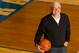 Ron Riherd in the Stevens High gym.