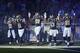 Nov 30, 2014; St. Louis, MO, USA; St. Louis Rams wide receiver Stedman Bailey (12) and wide receiver Tavon Austin (11) and tight end Jared Cook (89) and wide receiver Chris Givens (13) and wide receiver Kenny Britt (81) put their hands up to show support