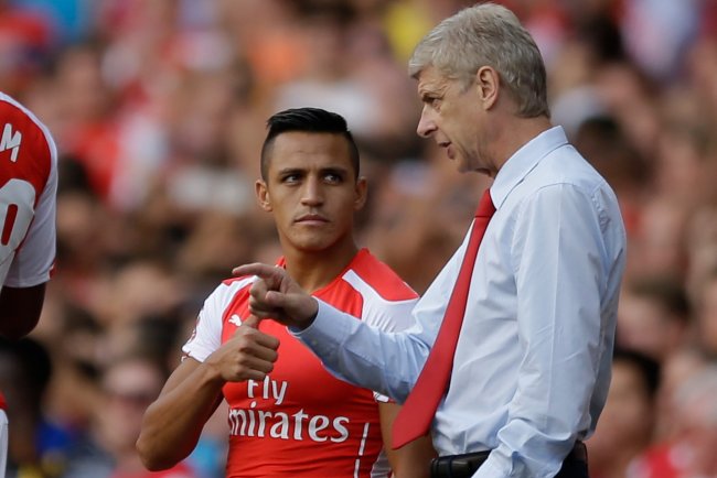 Image result for alexis sanchez\ with wenger