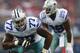 ARLINGTON, TX - SEPTEMBER 07: Tyron Smith #77 of the Dallas Cowboys at AT&T Stadium on September 7, 2014 in Arlington, Texas. (Photo by Ronald Martinez/Getty Images)