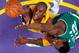 Allen and Kobe Bryant battling in the 2010 Finals.