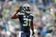 SEATTLE, WA - JANUARY 18: Strong safety Kam Chancellor #31 of the Seattle Seahawks reacts in the 2015 NFC Championship game against the Green Bay Packers at CenturyLink Field on January 18, 2015 in Seattle, Washington. The Seahawks defeated the Packers 2