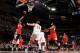 CLEVELAND, OH - FEBRUARY 5: Chris Paul #3 of the Los Angeles Clippers shoots the ball against the Cleveland Cavaliers during the game on February 5, 2015 at Quicken Loans Arena in Cleveland, Ohio. NOTE TO USER: User expressly acknowledges and agrees that