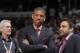SACRAMENTO, CA - APRIL 16: Sacramento mayor Kevin Johnson attends the game between the Phoenix Suns and Sacramento Kings on April16, 2014 at Sleep Train Arena in Sacramento, California. NOTE TO USER: User expressly acknowledges and agrees that, by downloa