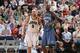 SALT LAKE CITY - MARCH 28: Carlos Boozer #5 of the Utah Jazz matches up against Kevin Garnett #21 of the Minnesota Timberwolves during a game at the EnergySolutions Arena on March 28, 2007 in Salt Lake City, Utah. The Jazz won 108-102. NOTICE TO USER:
