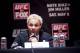 NEW YORK - MARCH 06: UFC welterweight Josh Koscheck speaks at a press conference at Radio City Music Hall on March 06, 2012 in New York City. UFC announced that their third event on the FOX network will take place on Saturday, May 5 from the IZOD Cente