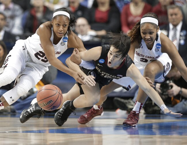NCAA Women's Basketball Tournament 2015 Sunday's Elite 8 Scores