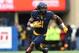 Nov 1, 2014; Morgantown, WV, USA; West Virginia Mountaineers wide receiver Kevin White (11) runs with ball after a catch during the first quarter against the TCU Horned Frogs at Milan Puskar Stadium. TCU Horned Frogs defeated West Virginia Mountaineers 31