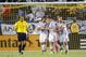 September 27, 2015; Carson, CA, USA; Los Angeles Galaxy forward Robbie Keane (7) celebrates his goal scored against FC Dallas with midfielder/forward Giovani Dos Santos (10) during the first half at StubHub Center. Mandatory Credit: Gary A. Vasquez-USA TO