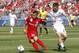 Sep 26, 2015; Toronto, Ontario, CAN; Toronto FC forward Sebastian Giovinco (10) tries to get away from Chicago Fire midfielder Michael Stephens (26) during the first half at BMO Field. Mandatory Credit: John E. Sokolowski-USA TODAY Sports