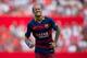 SEVILLE, SPAIN - OCTOBER 03: Neymar JR. of FC Barcelona reacts as he fails to score during the La Liga match between Sevilla FC and FC Barcelona at Estadio Ramon Sanchez Pizjuan on October 3, 2015 in Seville, Spain. (Photo by Gonzalo Arroyo Moreno/Getty