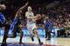 Nov 7, 2015; Philadelphia, PA, USA; Philadelphia 76ers guard Nik Stauskas (11) drives toward the net as Orlando Magic guard Elfrid Payton (4) defends during the fourth quarter of the game at the Wells Fargo Center. The Orlando Magic won 105-97. Mandatory