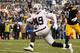 Raiders fullback Jamize Olawale outrunning the Steelers defense.