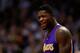PHOENIX, AZ - NOVEMBER 16: Julius Randle #30 of the Los Angeles Lakers during the NBA game against the Phoenix Suns at Talking Stick Resort Arena on November 16, 2015 in Phoenix, Arizona. The Suns defeated the Lakers 120-101. NOTE TO USER: User expressly