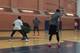 Davis' (in white T-shirt) first steps toward recapturing his glorious NBA past are taking place in a most-unglamorous community gym in L.A.