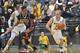 WICHITA, KS - DECEMBER 09: Guard Conner Frankamp #33 of the Wichita State Shockers dribbles the ball up court against the UNLV Rebels during the first half on December 9, 2015 at Charles Koch Arena in Wichita, Kansas. (Photo by Peter G. Aiken/Getty Imag