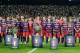 The silverware accrued in 2015 was on show at the Camp Nou on Wednesday.